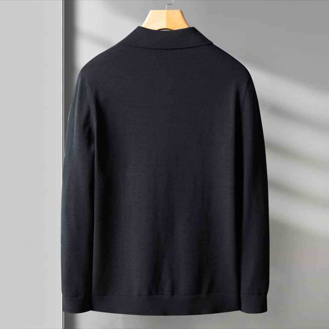 Blazer Cardigan - Men's Casual V-Neck Button-Up Blazer-Chaps of London-Chaps of London