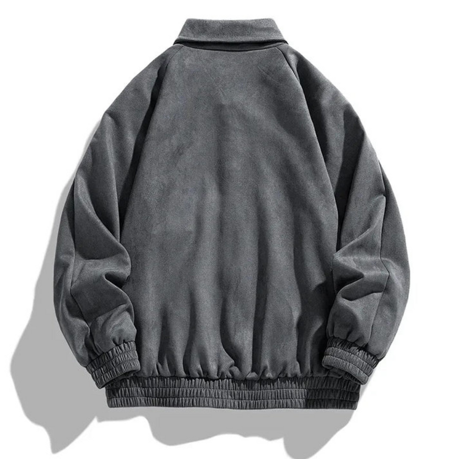 Bomber Jacket - Men's Casual Retro Button-Up Oversized Jacket-Chaps of London-Chaps of London