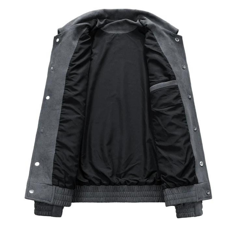 Bomber Jacket - Men's Casual Retro Button-Up Oversized Jacket-Chaps of London-Chaps of London