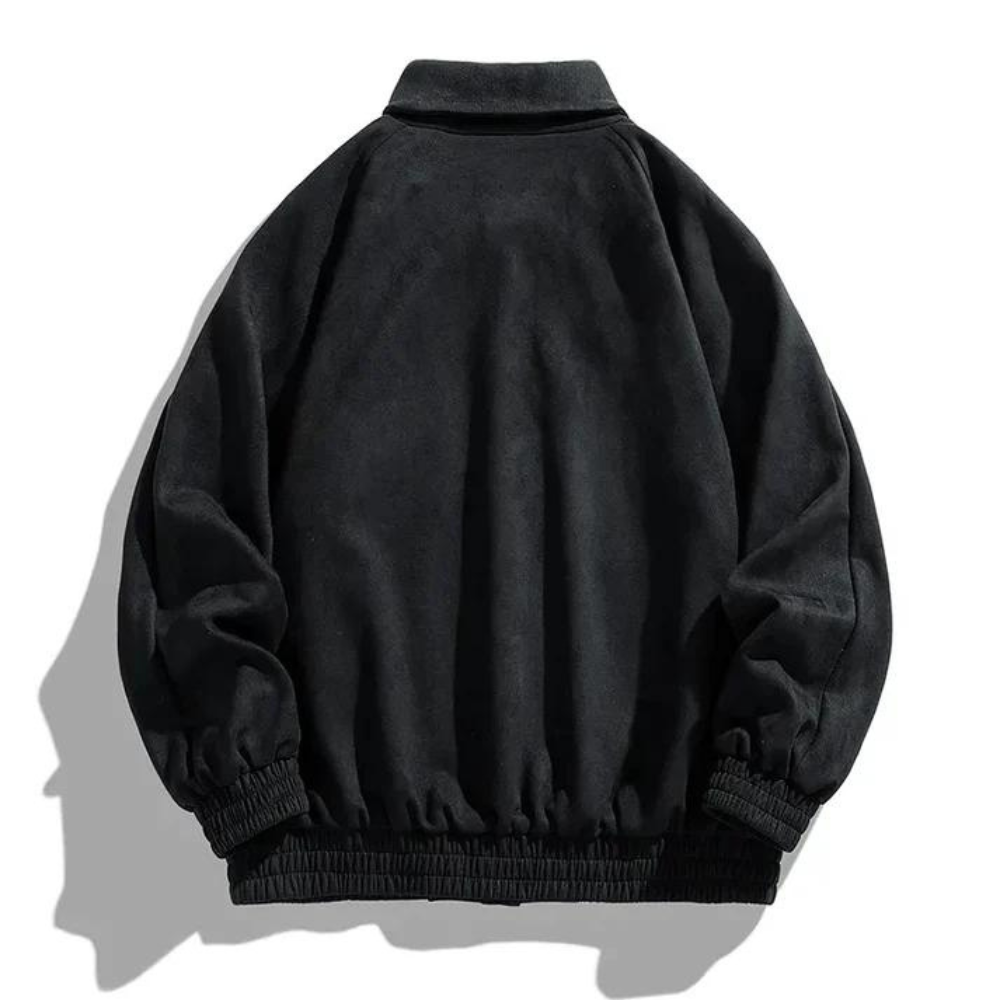 Bomber Jacket - Men's Casual Retro Button-Up Oversized Jacket-Chaps of London-Chaps of London