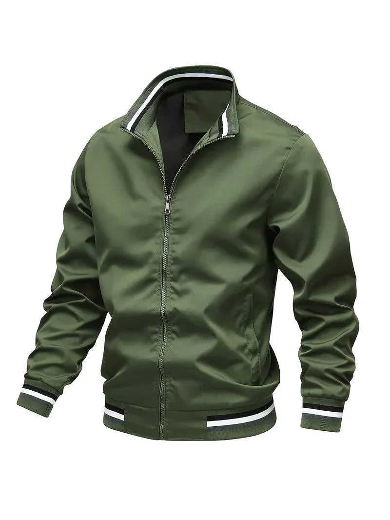 Bomber Jacket - Men's Windproof Lightweight Zip-Up Jacket-Men's Jacket-Chaps of London-Chaps of London