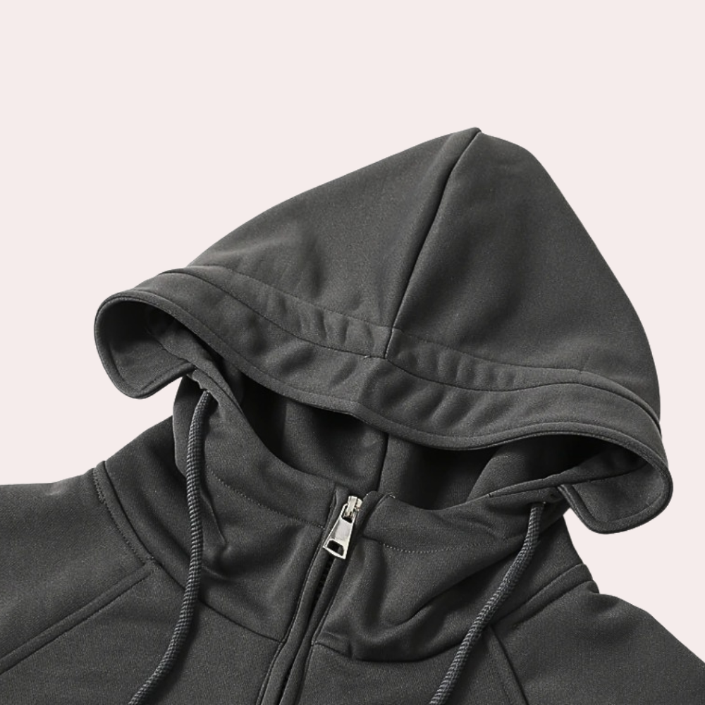 Cargo Hoodie - Half Zip - Pockets - Pullover Hoodie - Men's Hoodie-Chaps of London-Chaps of London