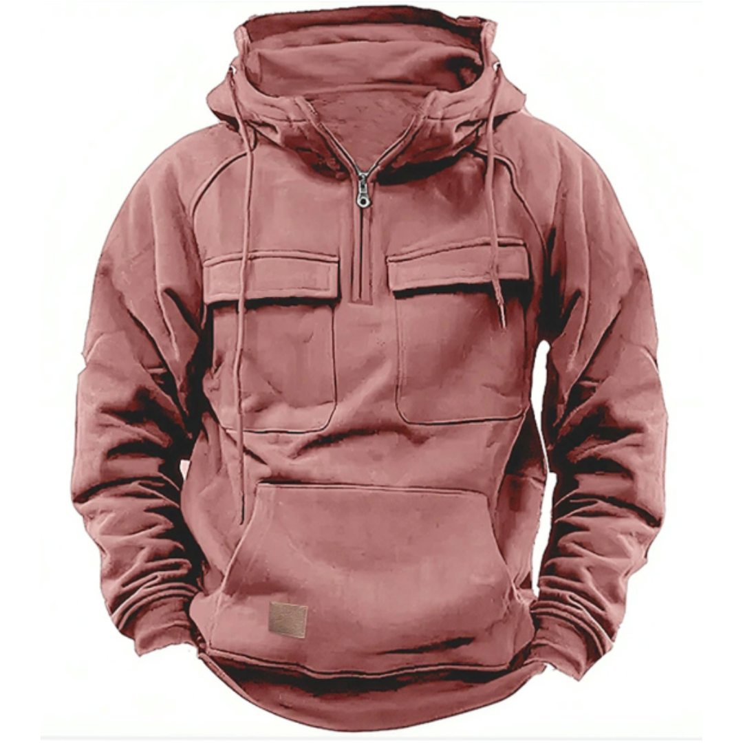 Cargo Hoodie - Men's Warm Cozy Casual Pullover Hoodie-New Arrivals-Chaps of London-Chaps of London