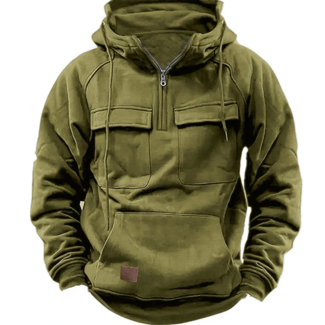 Cargo Hoodie - Men's Warm Cozy Casual Pullover Hoodie-New Arrivals-Chaps of London-Chaps of London