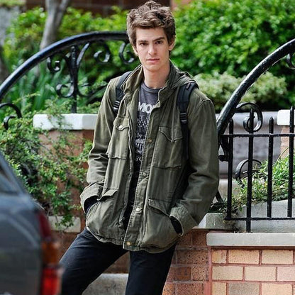 Cargo Jacket - Men's Hooded Lightweight Black Green Jacket-Zomerjas man-Chaps of London-Chaps of London