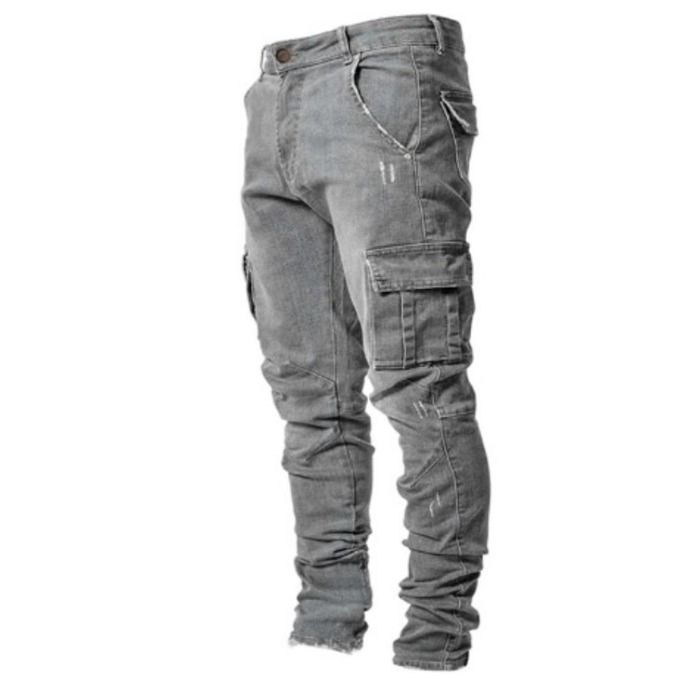 Cargo Jeans - Rugged - Regular Fit - Cargo Pants - Men's Jeans-Chaps of London-Chaps of London