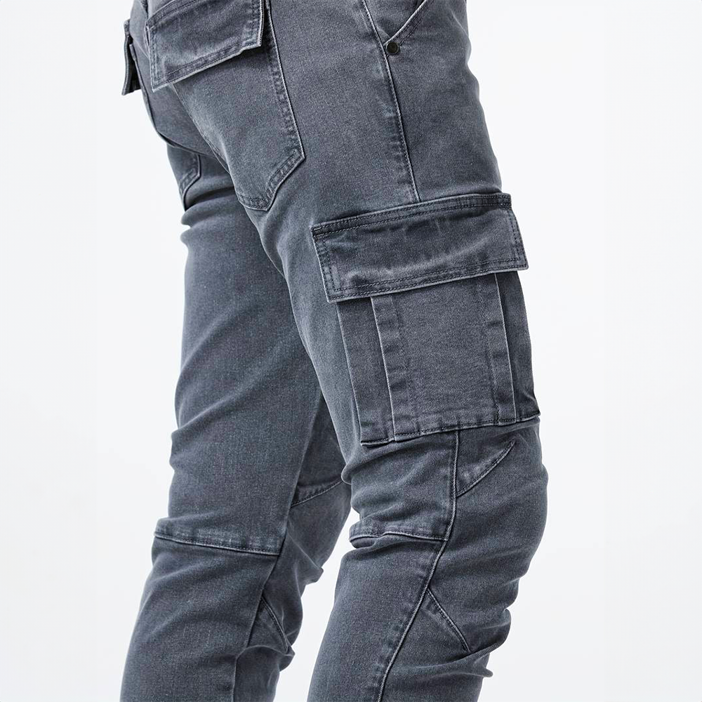 Cargo Jeans | Skinny | Stretch | Cargo Pants | Men's Jeans-Chaps of London-Chaps of London