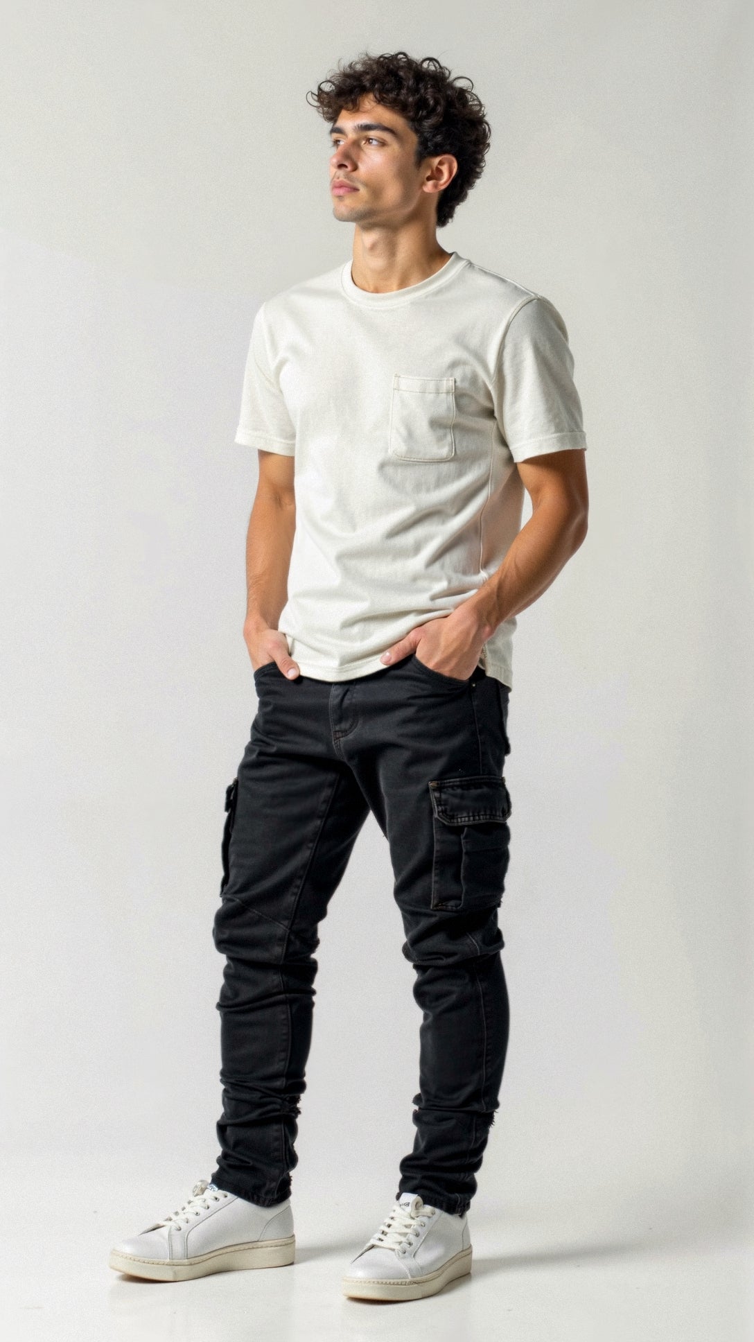 Cargo Jeans | Stretchy | Pockets | Skinny Jeans | Men's Pants-Jeans-Chaps of London-Chaps of London