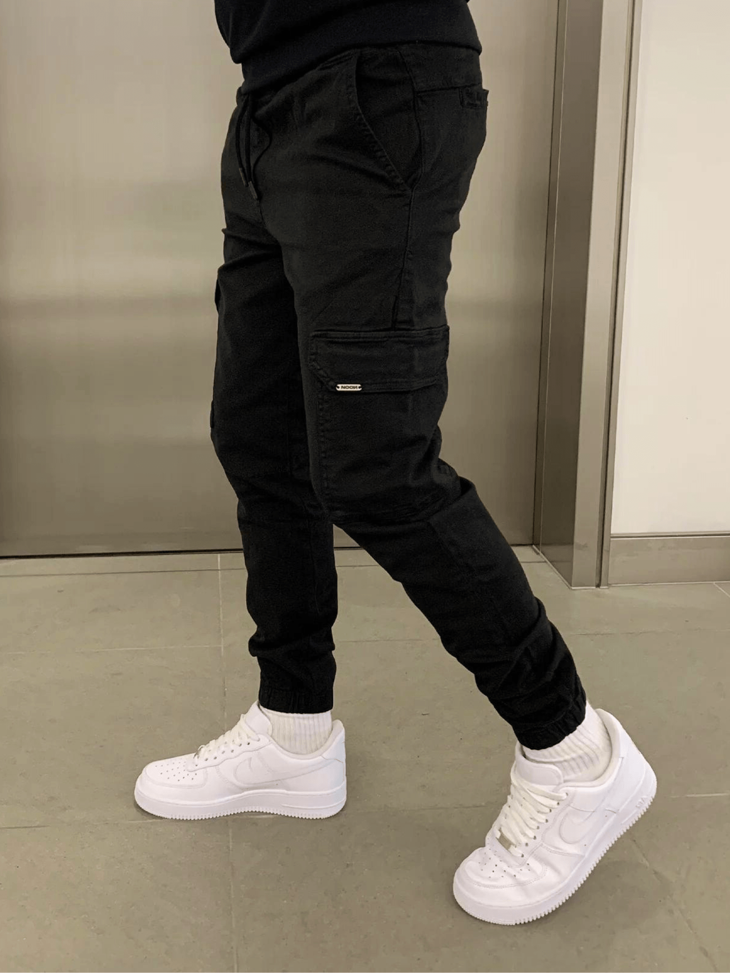 Cargo Joggers | Drawstring | Skinny | Cargo Pants | Men's Trousers-Cargo Joggers-Chaps of London-Chaps of London