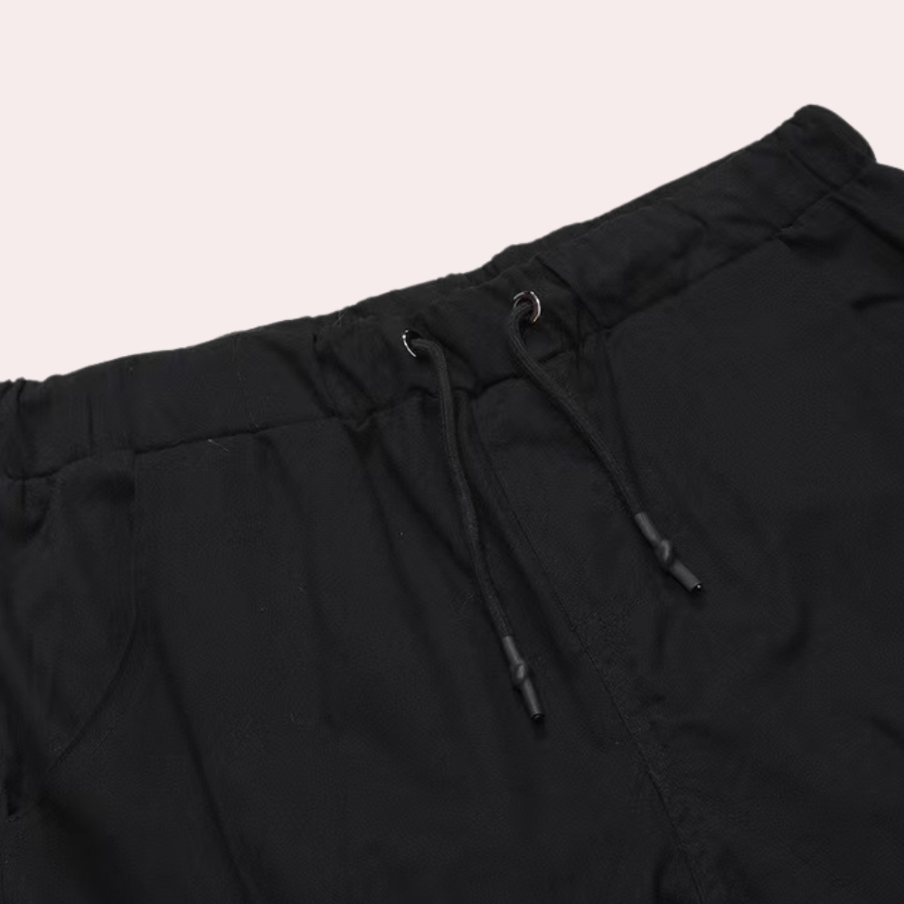 Cargo Joggers - Elastic Waist - Drawstring - Cargo Pants - Men's Trousers-Fashion Men Pants Cargo All-year-Chaps of London-Chaps of London