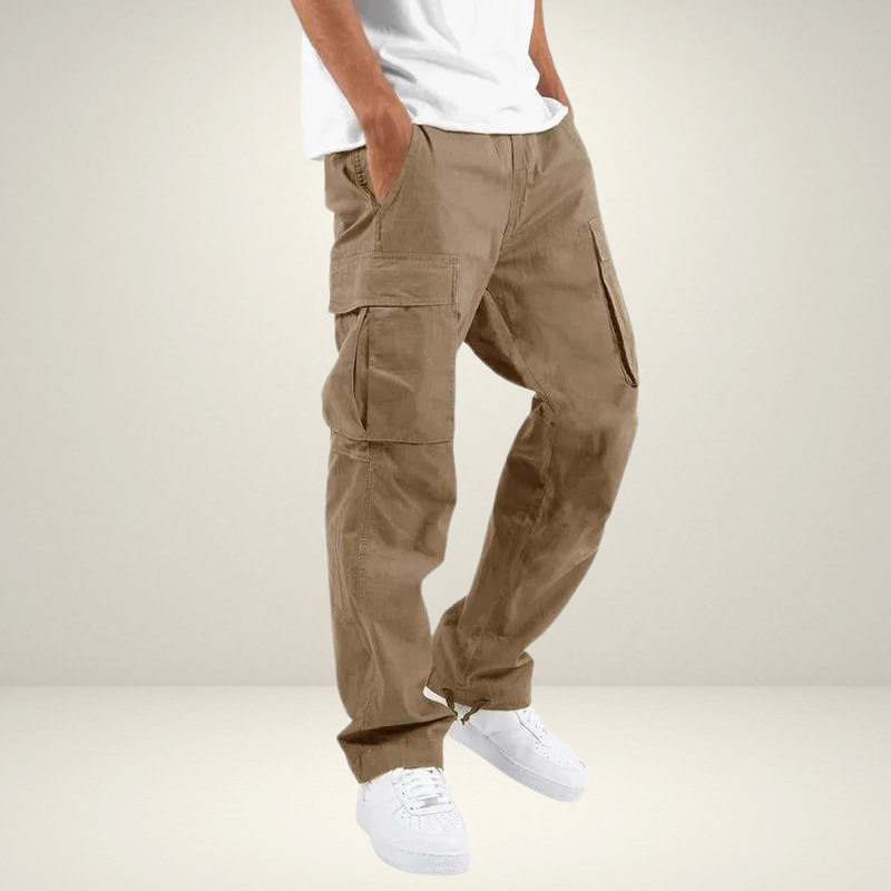 Cargo Pants | Cotton | Pockets | Straight Pants | Men's Clothing-Chaps of London-Chaps of London
