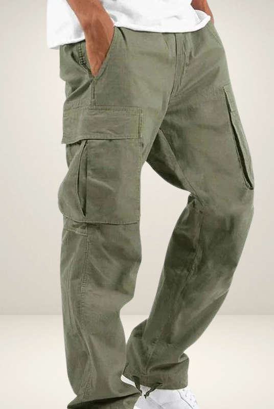 Cargo Pants | Cotton | Pockets | Straight Pants | Men's Clothing-Chaps of London-Chaps of London