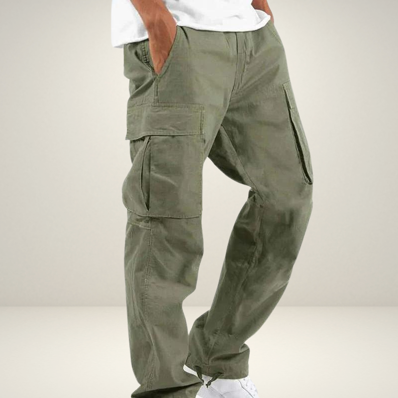 Cargo Pants | Cotton | Pockets | Straight Pants | Men's Clothing-Chaps of London-Chaps of London