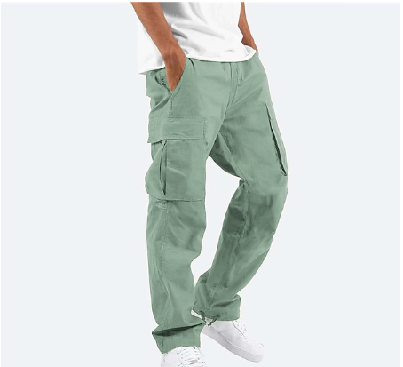 Cargo Pants - Men's Straight Leg Loose Fit Cargo Pants-Cargo pants, Pantalon-Chaps of London-Chaps of London