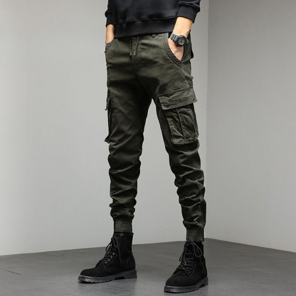 Cargo Pants - Pockets - Drawstring - Cargo joggers - Men's pants-Cargo pants-Chaps of London-Chaps of London