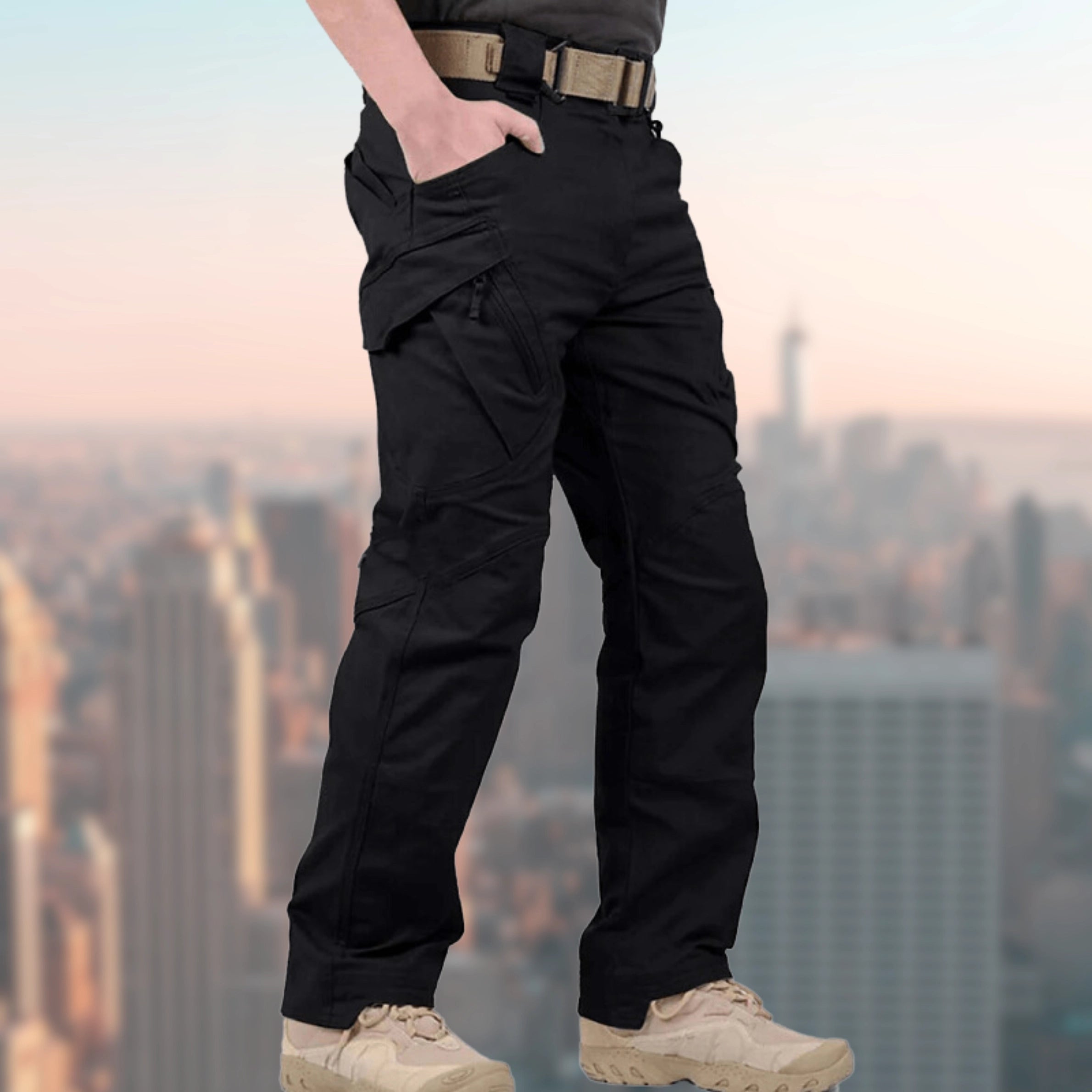 Cargo Pants - Straight Leg - Tactical - Trousers for Trekking - Men's Cargo Trousers-Chaps of London-Chaps of London