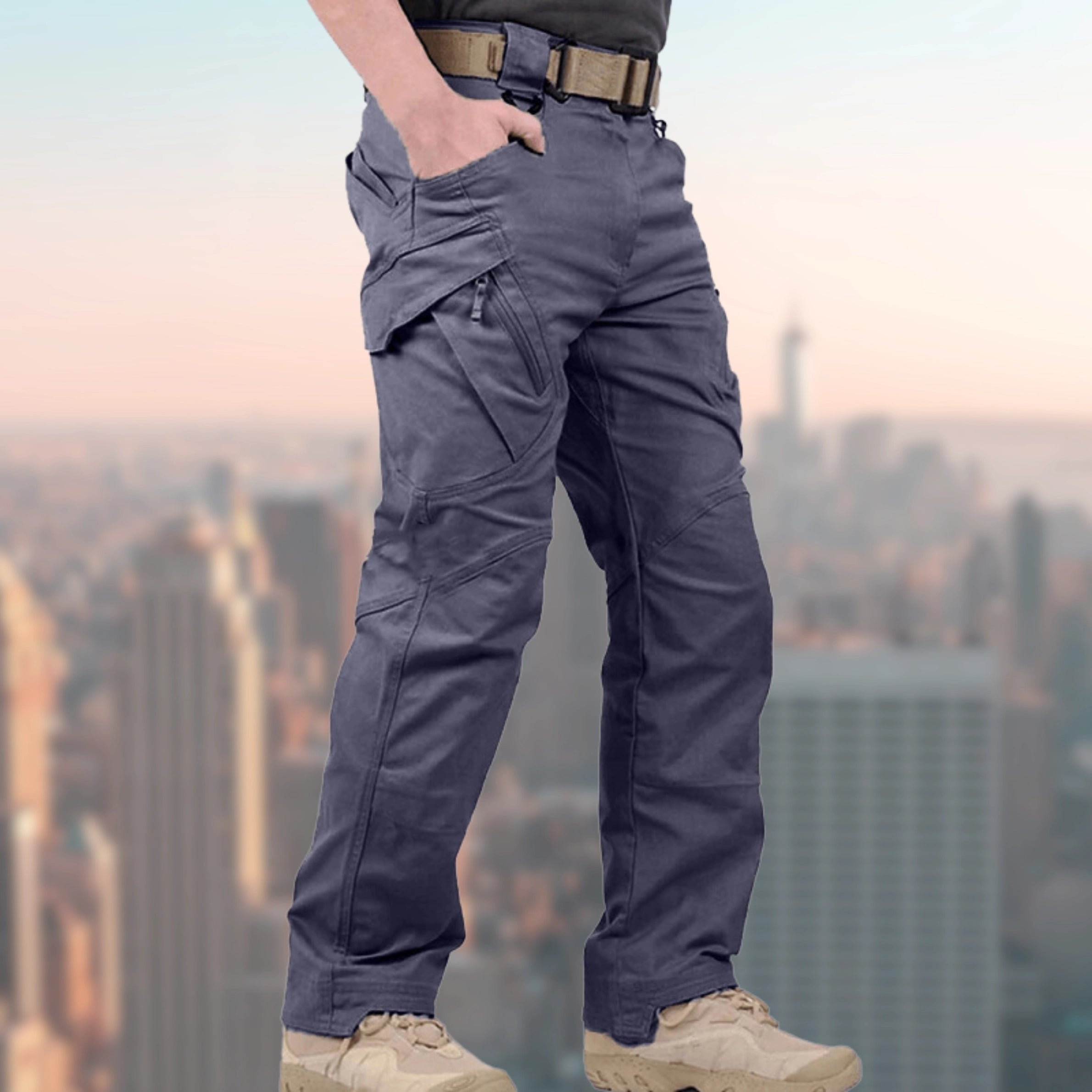 Cargo Pants - Straight Leg - Tactical - Trousers for Trekking - Men's Cargo Trousers-Chaps of London-Chaps of London