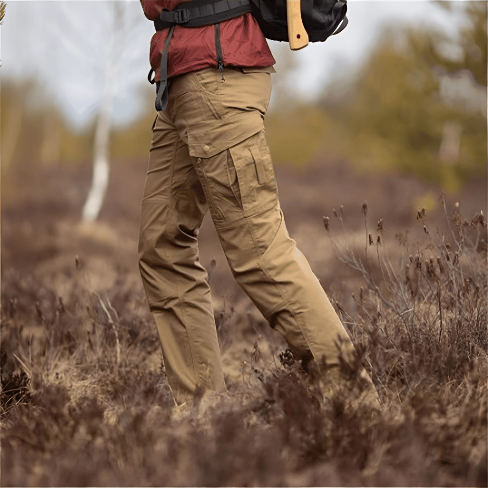Cargo Pants - Straight Leg - Tactical - Trousers for Trekking - Men's Cargo Trousers-Chaps of London-Chaps of London