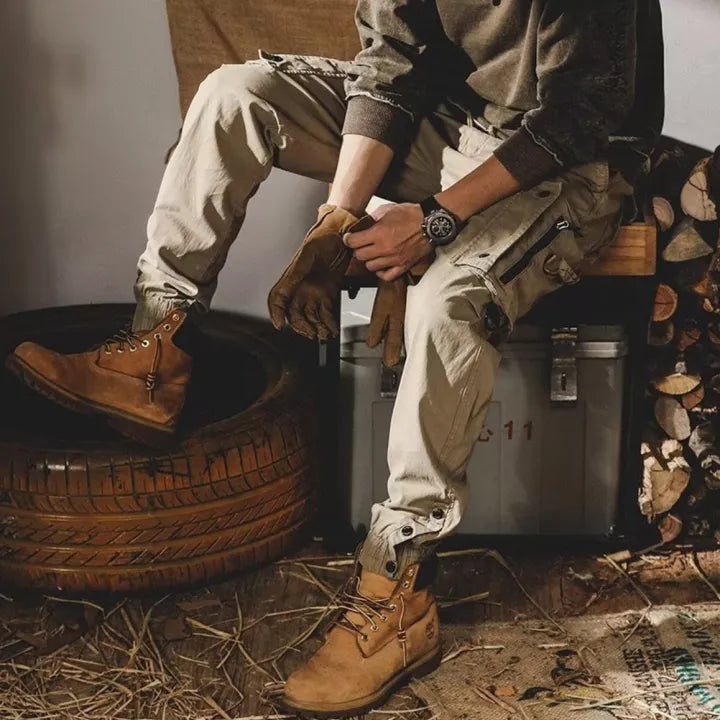 Cargo Pants | Tactical | Pockets | Cargo Joggers | Men's Cargo Trousers-Men Pants-Chaps of London-Chaps of London