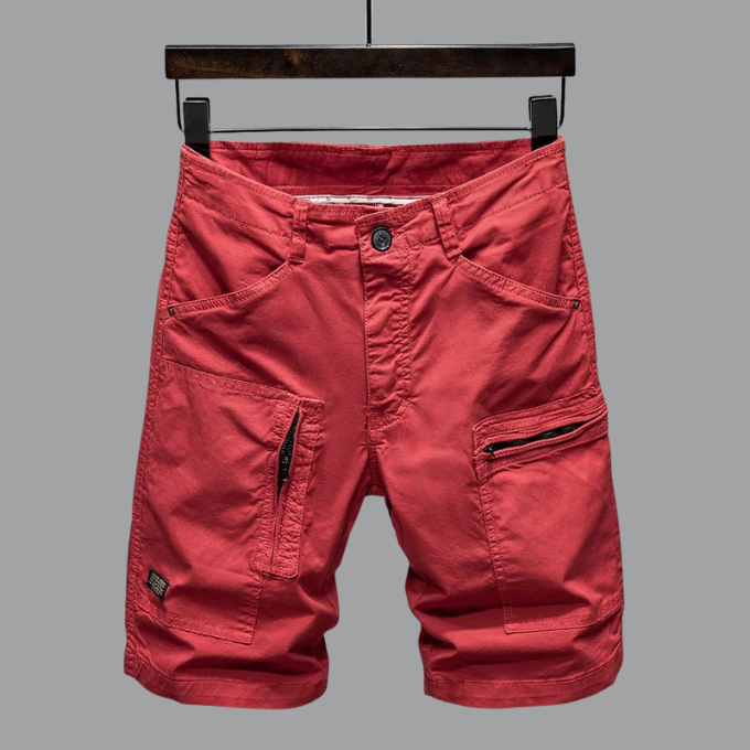 Cargo Shorts | Stretch | Loose Fit | Long Shorts | Shorts for Men-Cargo Shorts-Chaps of London-Chaps of London