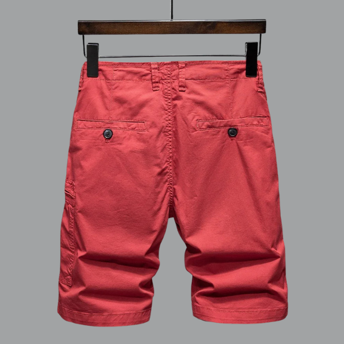 Cargo Shorts | Stretch | Loose Fit | Long Shorts | Shorts for Men-Cargo Shorts-Chaps of London-Chaps of London