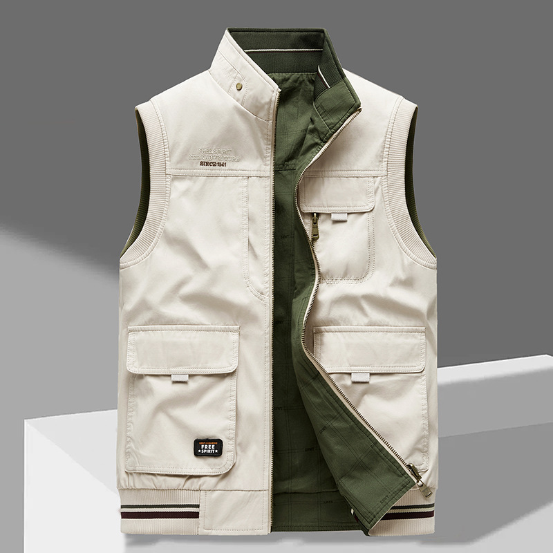 Cargo Vest | Sleeveless | Pockets | Work Vest | Men's Gilet-Men’s Cargo Vest-Chaps of London-Chaps of London