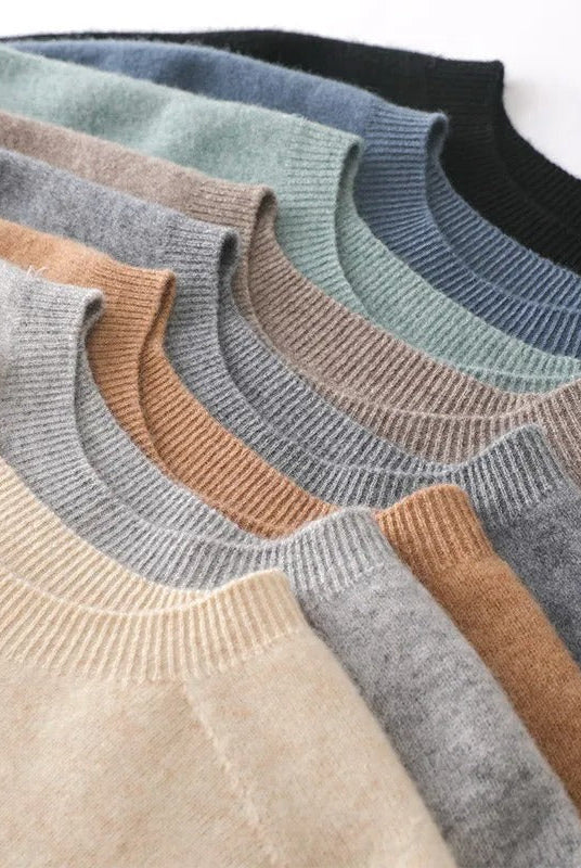 Cashmere Tee | Knitted | Short Sleeve | Knitted T-Shirt | Men's Clothing-Chaps of London-Chaps of London