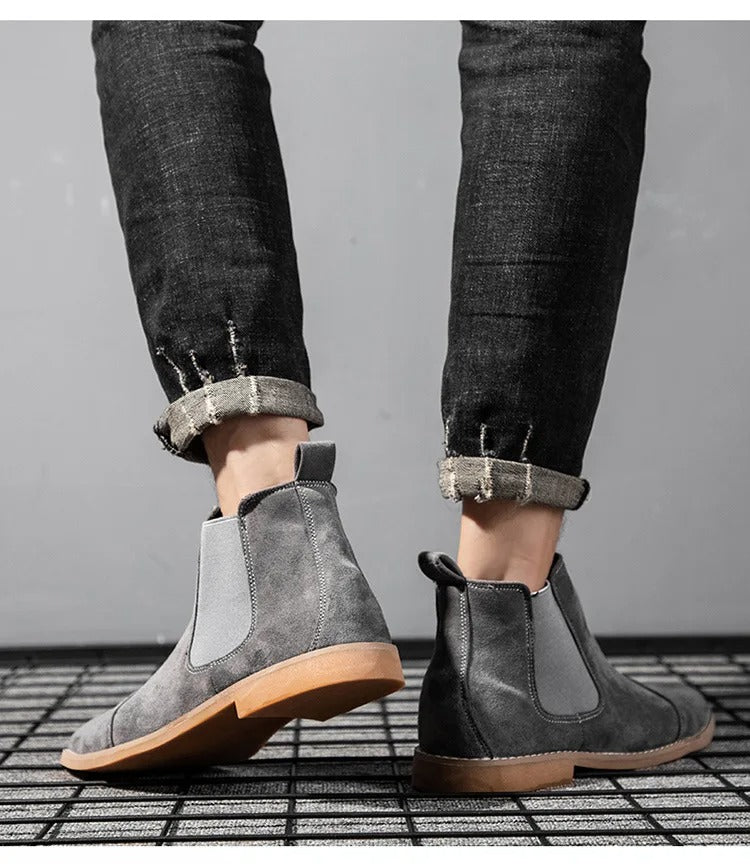 Chelsea Boots | Slip-On | Ankle | Suede Boots | Men's Boots-Men's Shoes-Chaps of London-Chaps of London