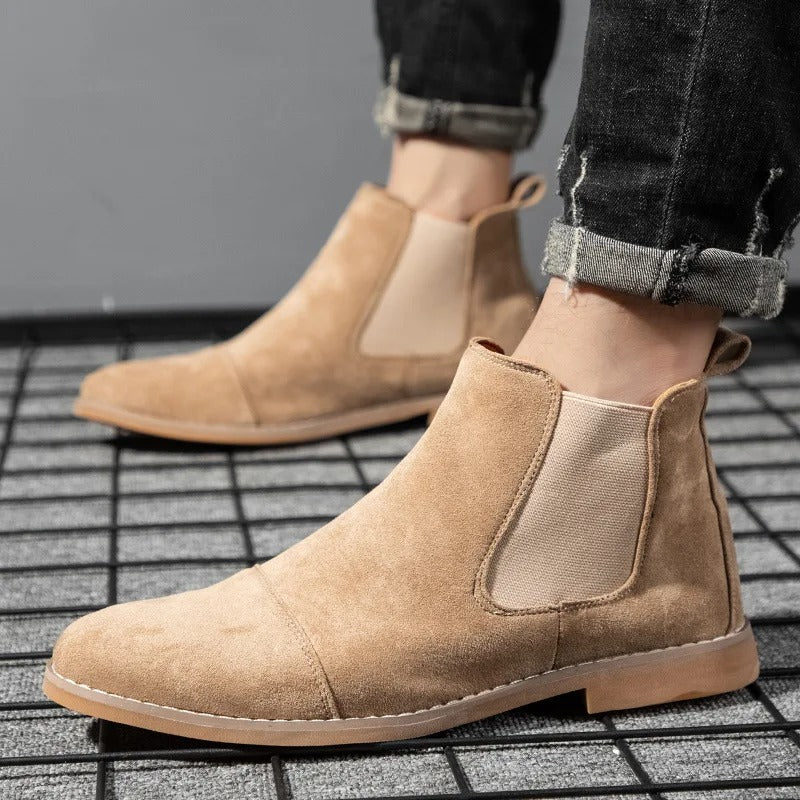 Chelsea Boots | Slip-On | Ankle | Suede Boots | Men's Boots-Men's Shoes-Chaps of London-Chaps of London