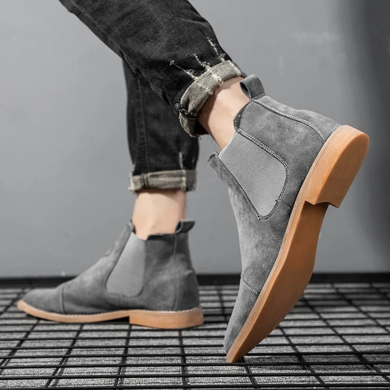Chelsea Boots | Slip-On | Ankle | Suede Boots | Men's Boots-Men's Shoes-Chaps of London-Chaps of London