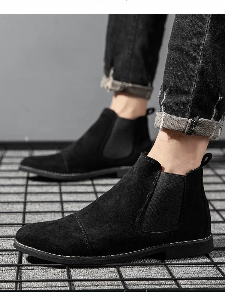 Chelsea Boots | Slip-On | Ankle | Suede Boots | Men's Boots-Men's Shoes-Chaps of London-Chaps of London