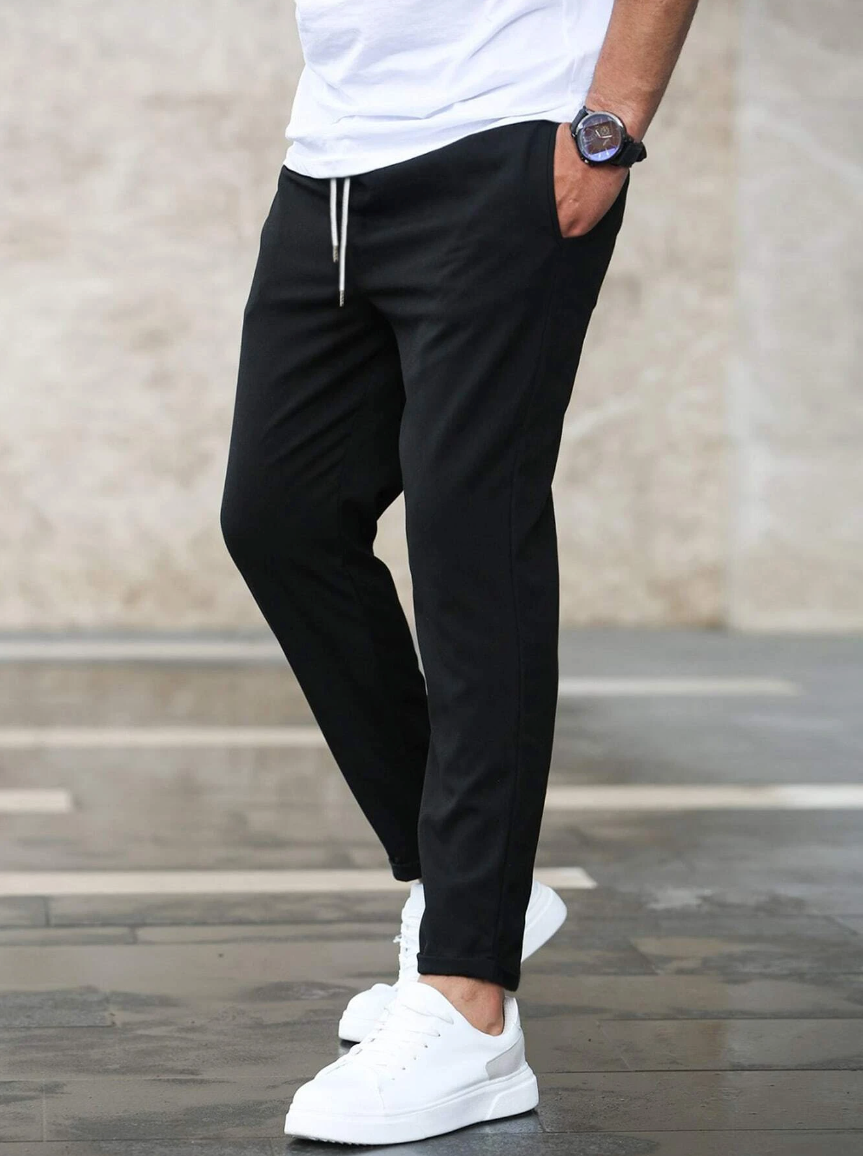 Chino Pants - Men's Casual Skinny Stretch Chino Trousers-Chino Pants-Chaps of London-Chaps of London