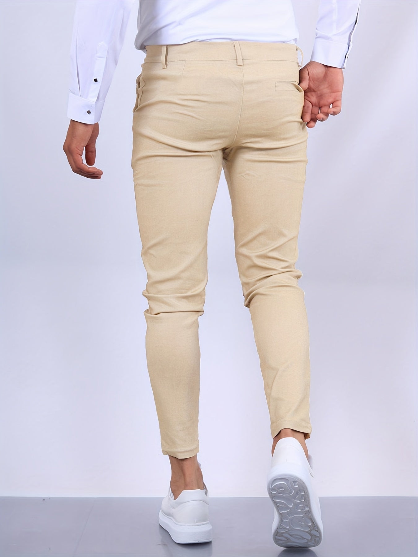 Chinos | Slim Fit | Stretch | Chino Pants | Men's Skinny Chinos-Men’s Chinos-Chaps of London-Chaps of London