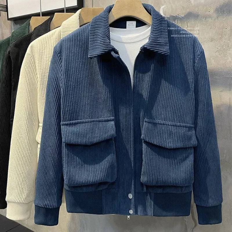 Corduroy Jacket - Pockets - Short - Chord Jackets - Men's Jacket-Men’s Corduroy Jacket-Chaps of London-Chaps of London