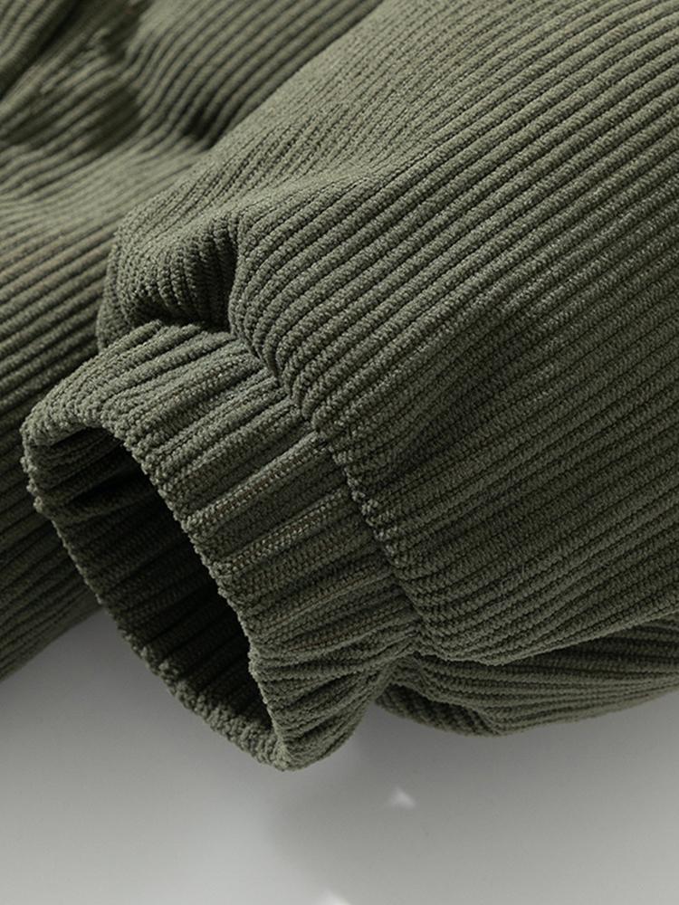 Corduroy Jacket - Warm - Padded - Puffer Jacket - Men's Winter Jacket-Men Jackets-Chaps of London-Chaps of London