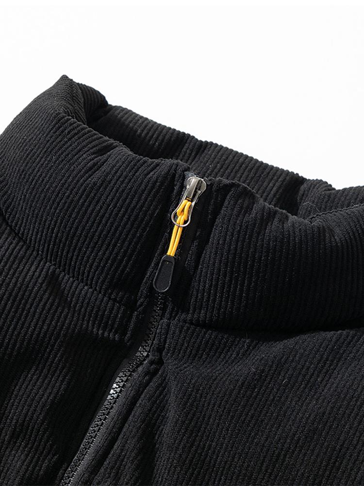 Corduroy Jacket - Warm - Padded - Puffer Jacket - Men's Winter Jacket-Men Jackets-Chaps of London-Chaps of London