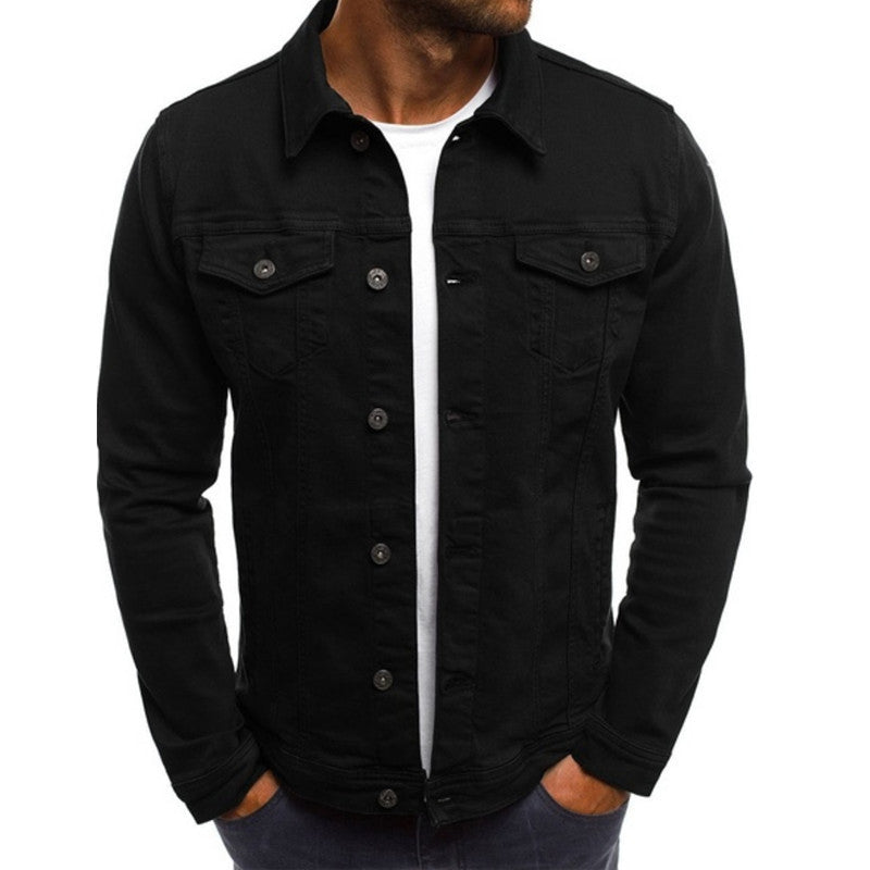 Denim Jacket - Slim Fit - Button-Up - Jean Jacket - Men's Jacket-Stylish Jacket-Chaps of London-Chaps of London