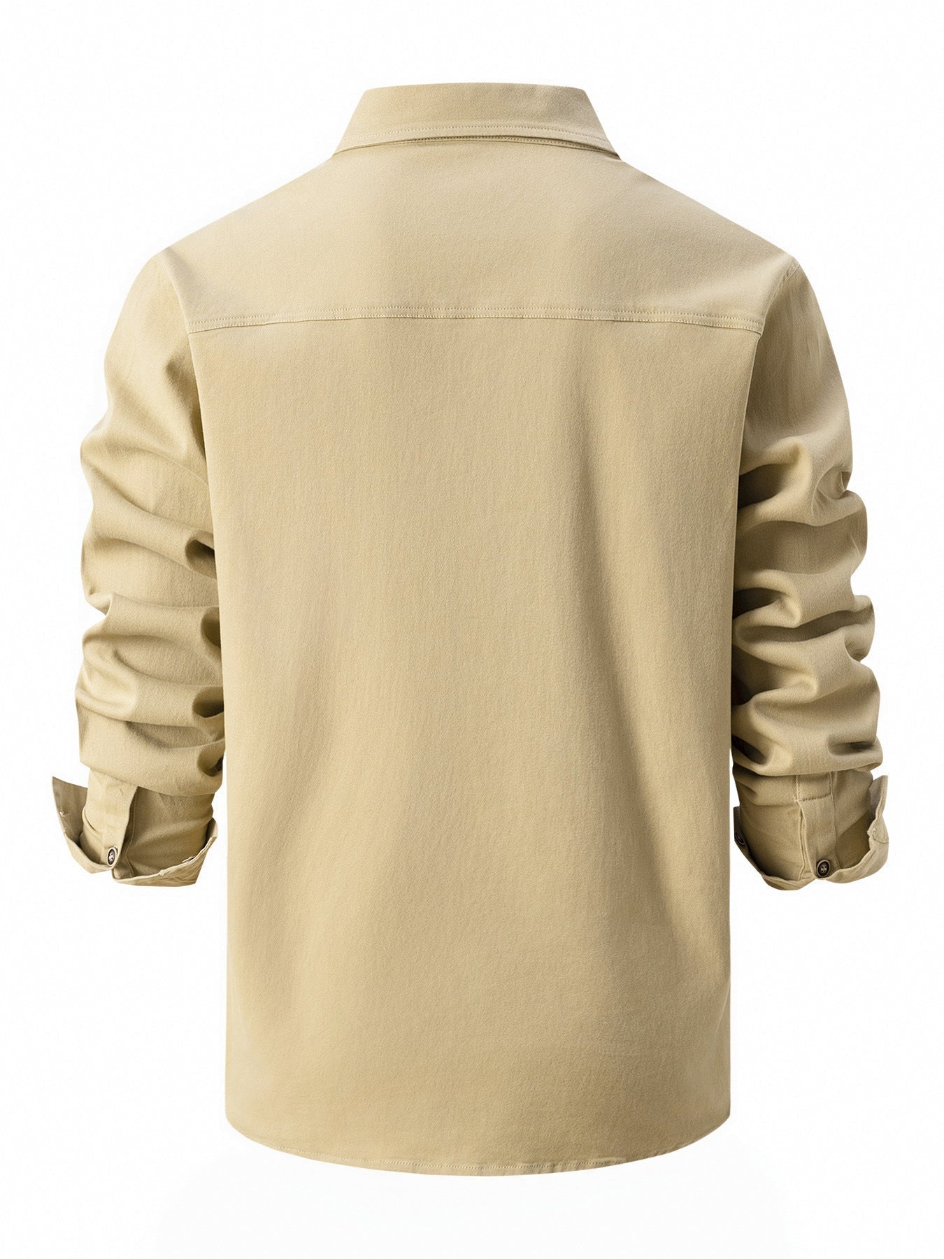 Denim Shirt - Men's Long Sleeve Button-Up Shirt with Breast Pockets-Chaps of London-Chaps of London