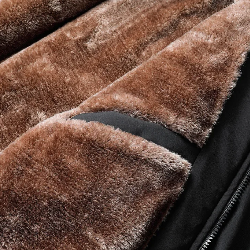 Fleece Lined Jacket - Men's Windproof Zip-Up Autumn and Winter Jacket-Mens Jacket-Chaps of London-Chaps of London