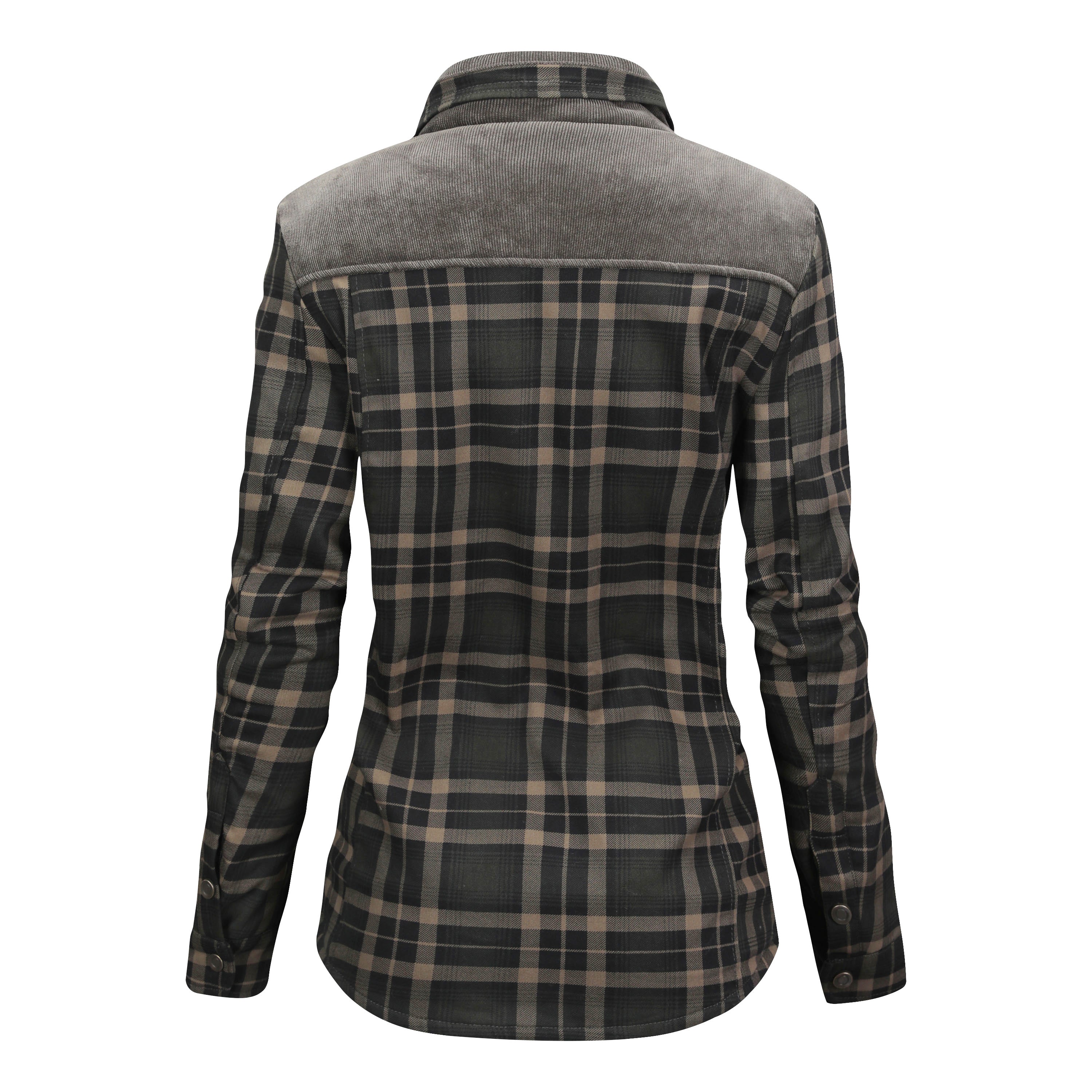 Fleece Lined Jacket | Plaid | Button-Up | Checkered Jacket | Men's Overshirt-Winterjacken-Chaps of London-Chaps of London