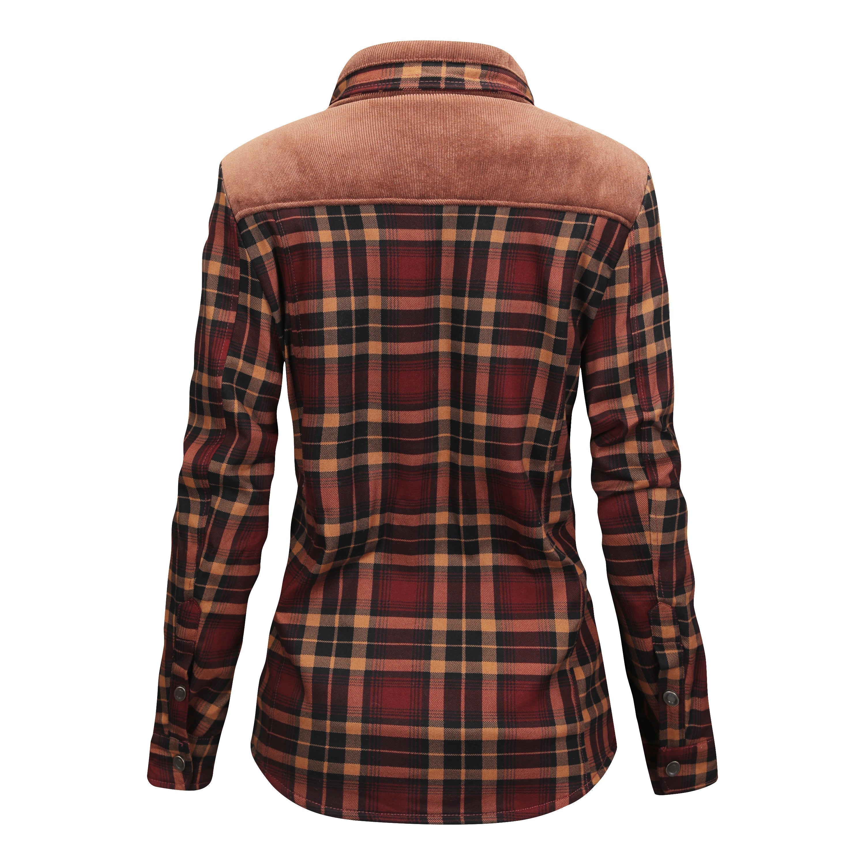 Fleece Lined Jacket | Plaid | Button-Up | Checkered Jacket | Men's Overshirt-Winterjacken-Chaps of London-Chaps of London