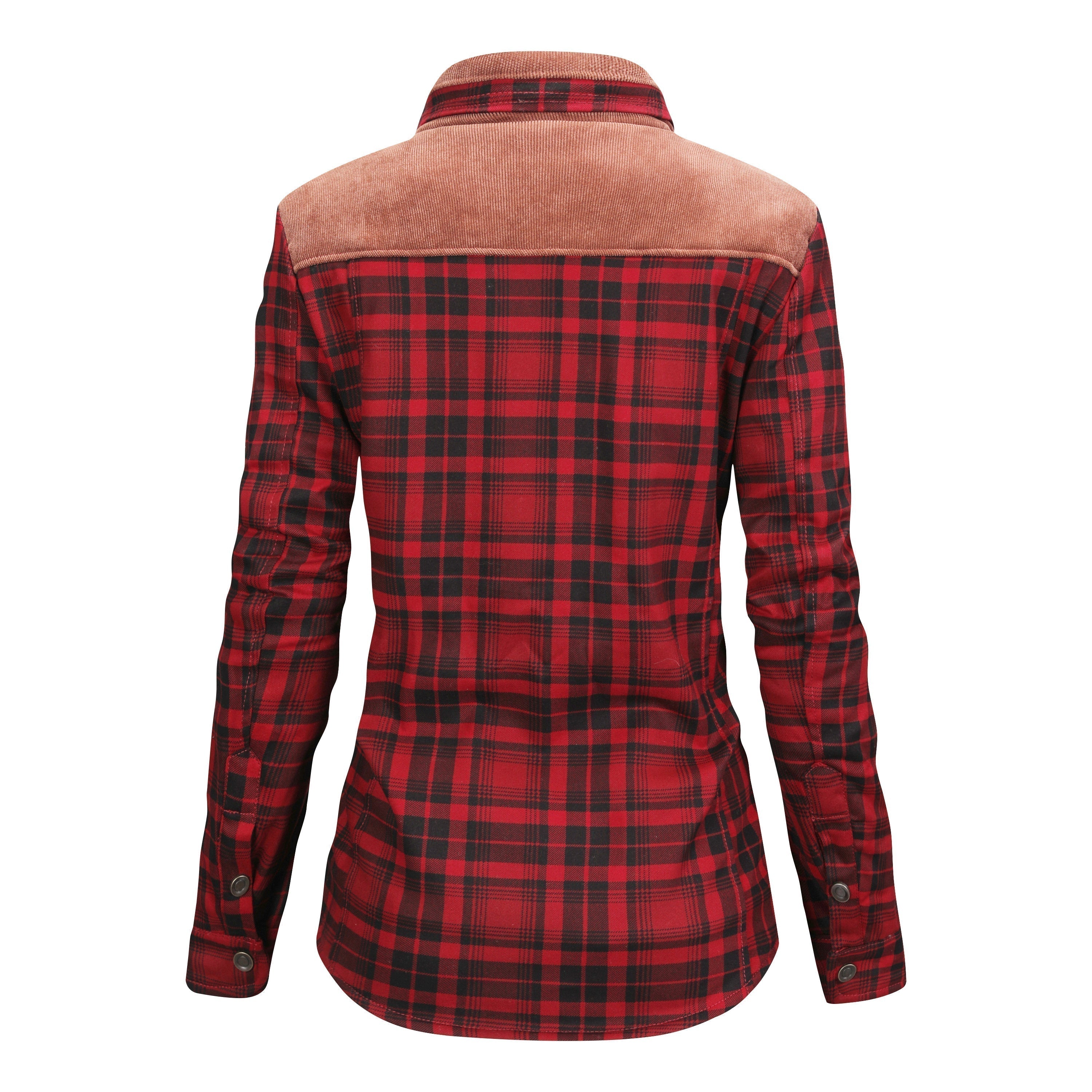 Fleece Lined Jacket | Plaid | Button-Up | Checkered Jacket | Men's Overshirt-Winterjacken-Chaps of London-Chaps of London