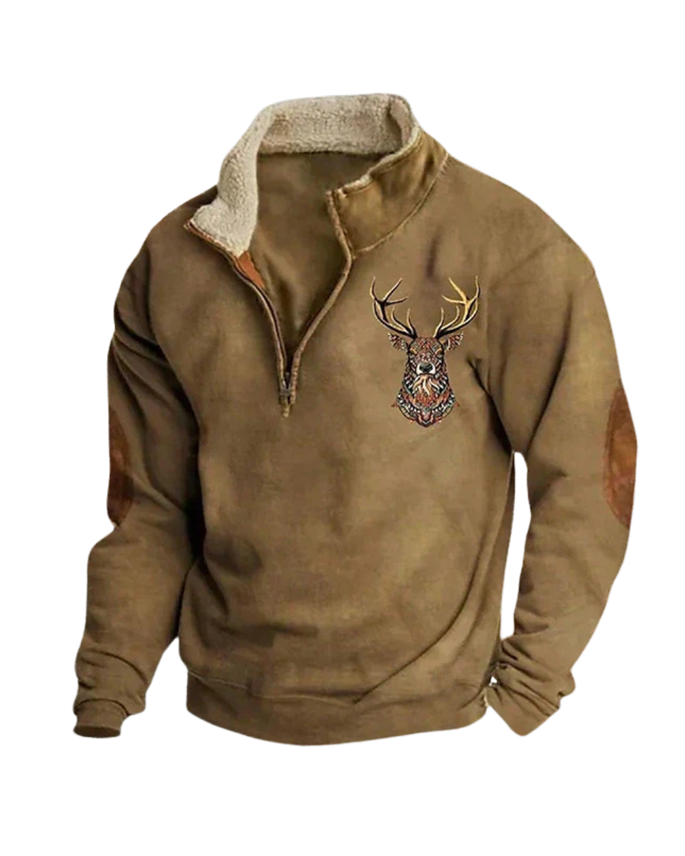 Fleece Pullover - Men's Warm Half Zip Fleece Sweater for Winter-Fleece Sweater-Chaps of London-Chaps of London