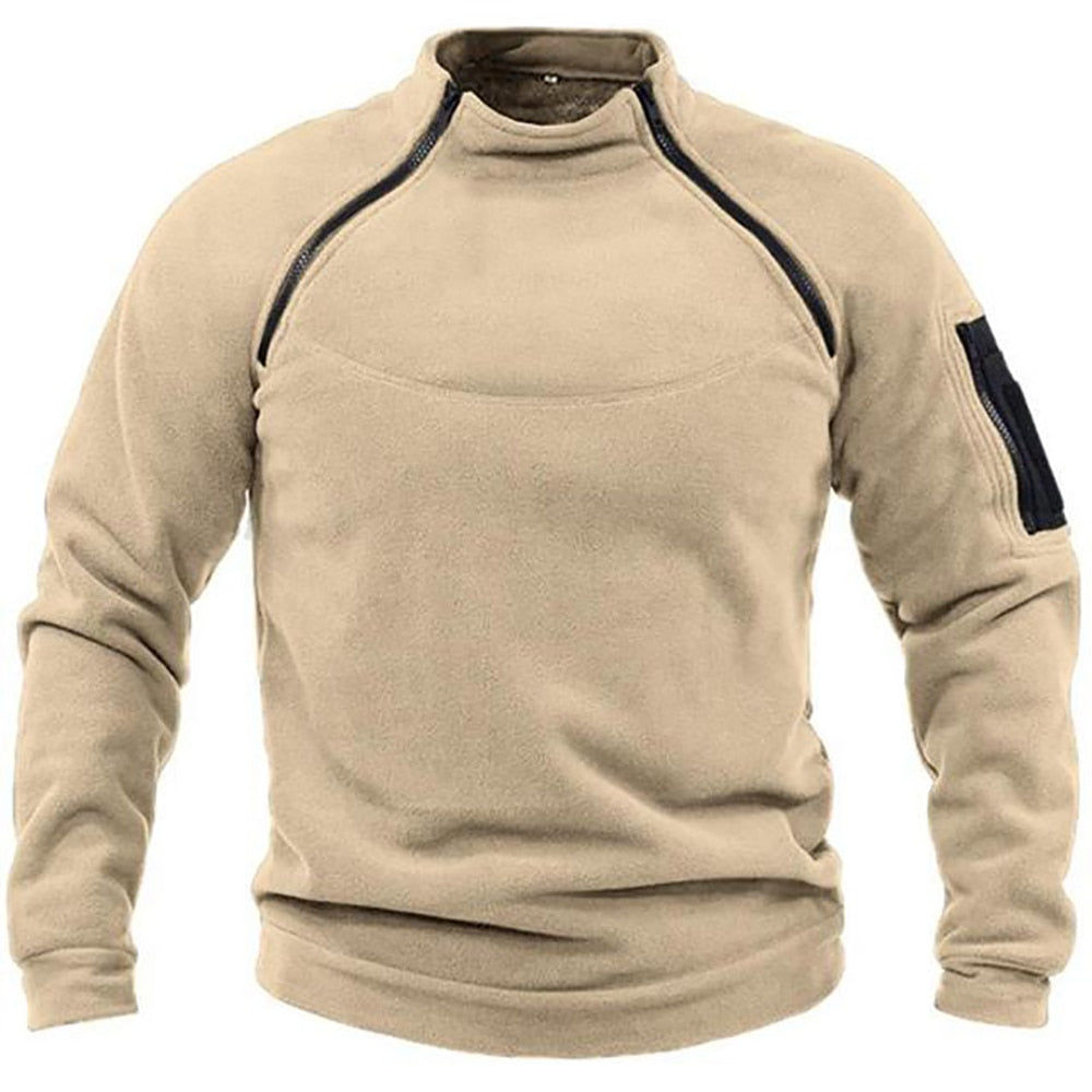Fleece Pullover | Warm | Half Zip | Outdoor Fleece | Men's Fleece-Trui man-Chaps of London-Chaps of London