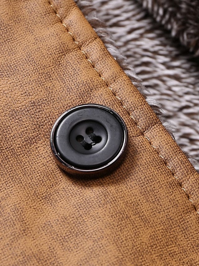 Fur Lined Jacket | Warm | Standing Collar | Winter Jacket | Men's Jacket-Jackets-Chaps of London-Chaps of London