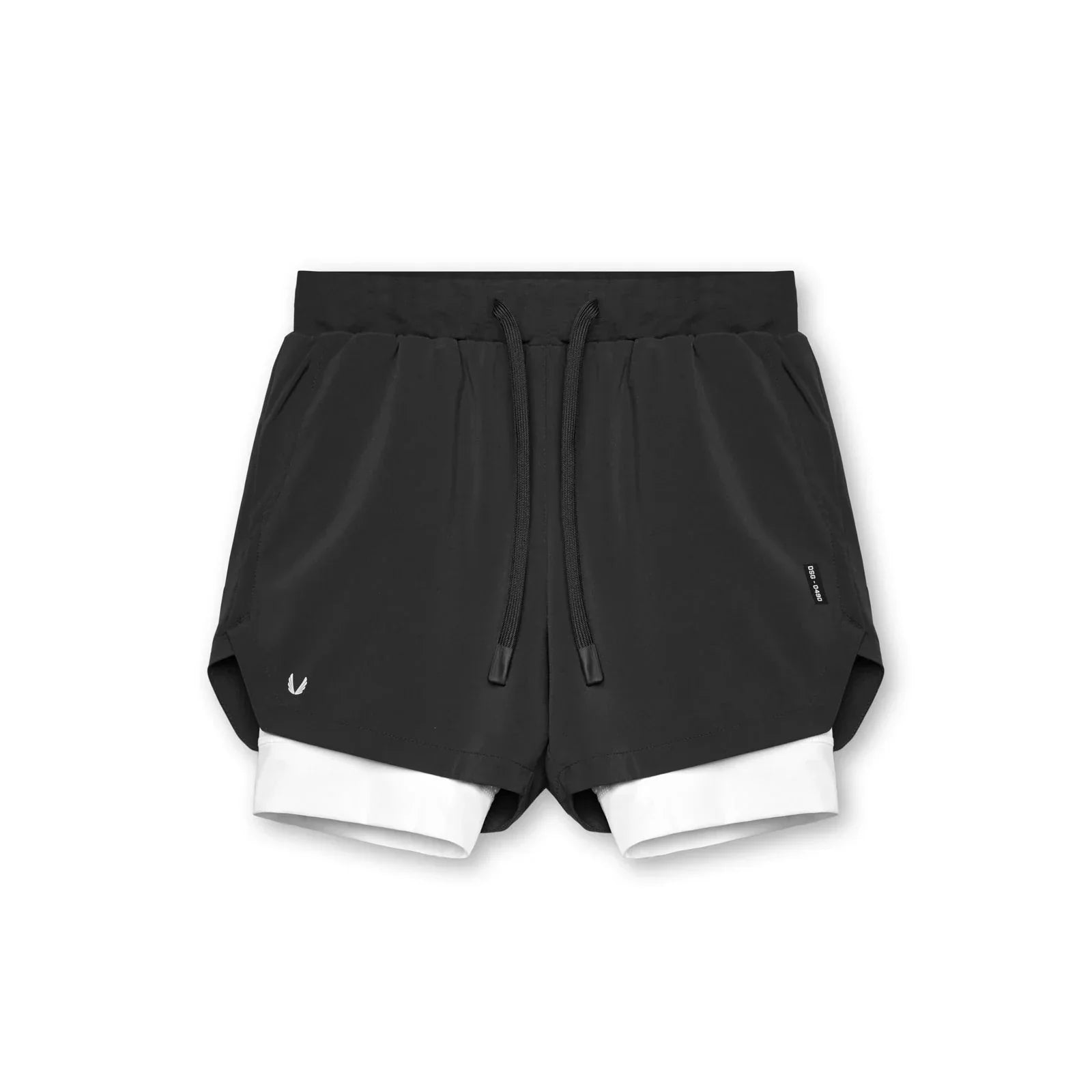 Gym Shorts | Drawstring | 2-in-1 | Sport Shorts | Men's Running Shorts-Sportbroek man-Chaps of London-Chaps of London
