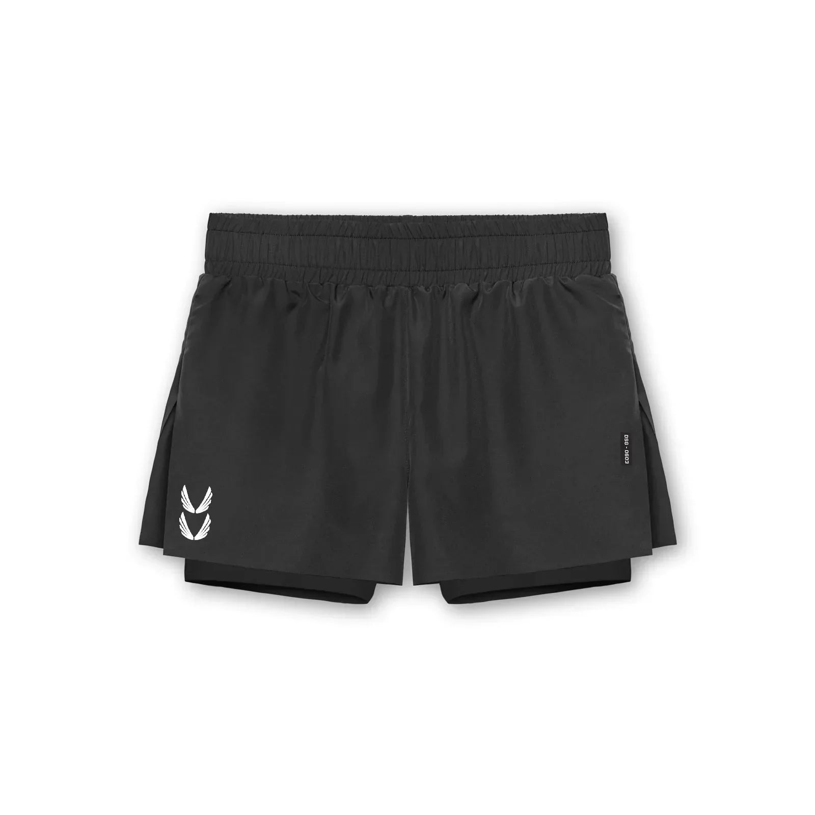 Gym Shorts | Drawstring | 2-in-1 | Sport Shorts | Men's Running Shorts-Sportbroek man-Chaps of London-Chaps of London