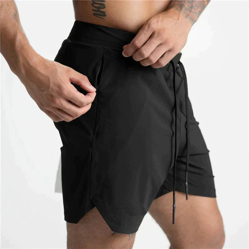 Gym Shorts | Drawstring | Lightweight | Sport Shorts | Men's Exercise Shorts-Chaps of London-Chaps of London