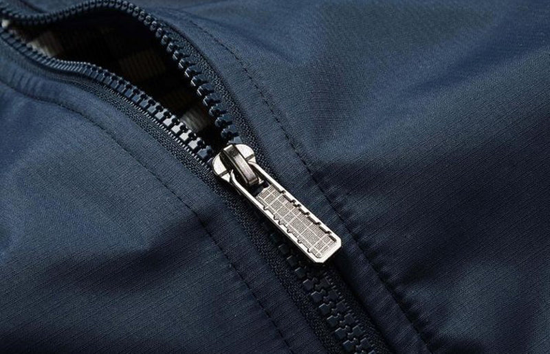Harrington Jacket | Zip-Up | Windproof | Summer Jacket | Men's Jacket-Fashion Men Jacket Bomber Fall-Chaps of London-Chaps of London