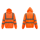 Hi Vis Jacket - Hooded - Workwear - Reflective Jacket - Men's Jacket-Hi Vis Jacket-Chaps of London-Orange-S-Chaps of London